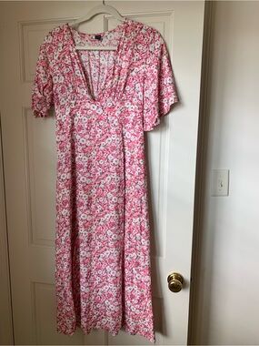 SHEIN Pink Floral Sundress
